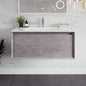 Eviva Aurora Wall Mount Bath Vanity with Carrara Quartz Top and Undermount Porcelain Sink (36"-60")