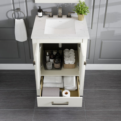 Eviva Aberdeen Bath Vanity with Counter Top and Undermount Porcelain Sink (24"-96")