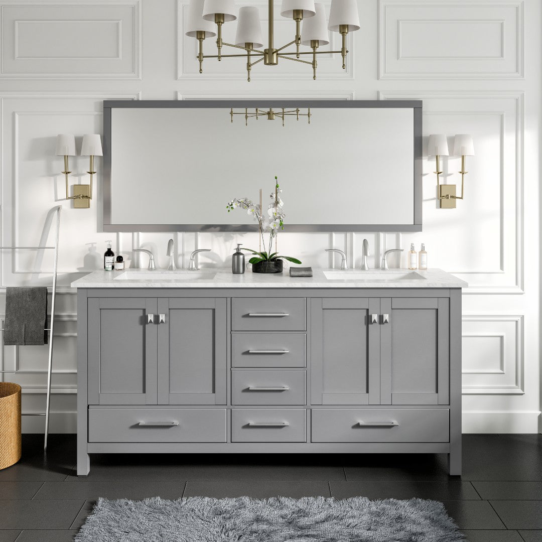 Eviva Aberdeen Transitional Bathroom Vanity (24"-72")
