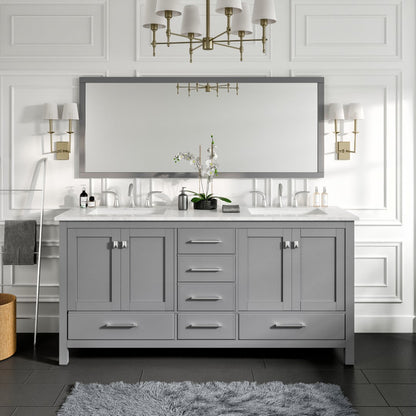 Eviva Aberdeen Transitional Bathroom Vanity (24"-72")