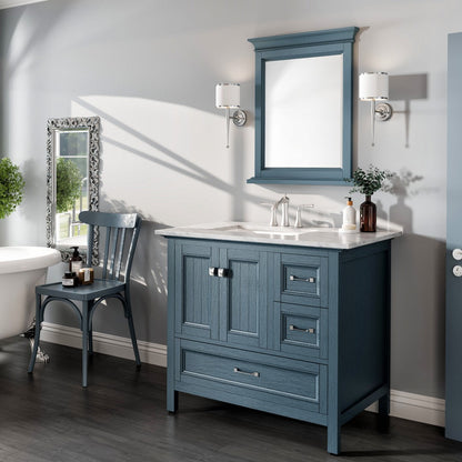 Eviva Britney Wooden Framed Mirror