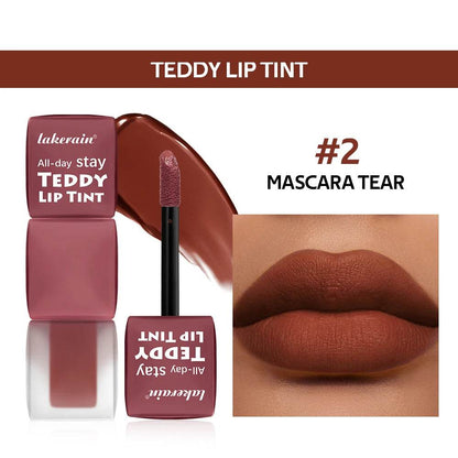Teddy Tint PlushKiss – All-Day Velvet Lip Glam
