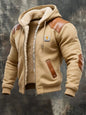 Digital Print Hooded Jacket - Solid Color Fleece Lined Cardigan for Men and Women (Sizes S-5XL)