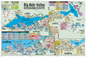 Big Bear Valley Map, San Bernardino County, CA - POSTER PRINTS