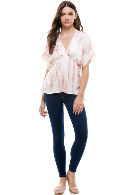 Flowy V-Neck Top with Relaxed Fit | Apparel | Kitchen + Metal