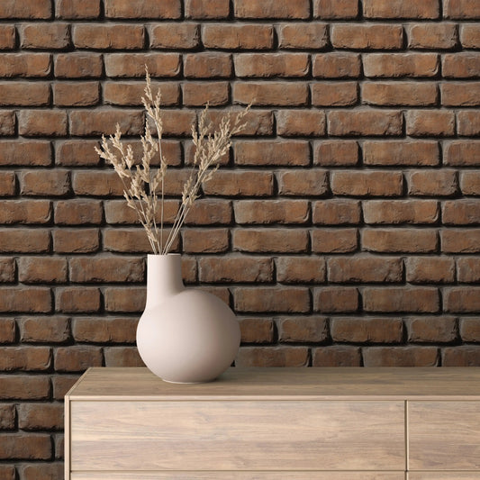 Vintage Urban Loft Brick Wallpaper
