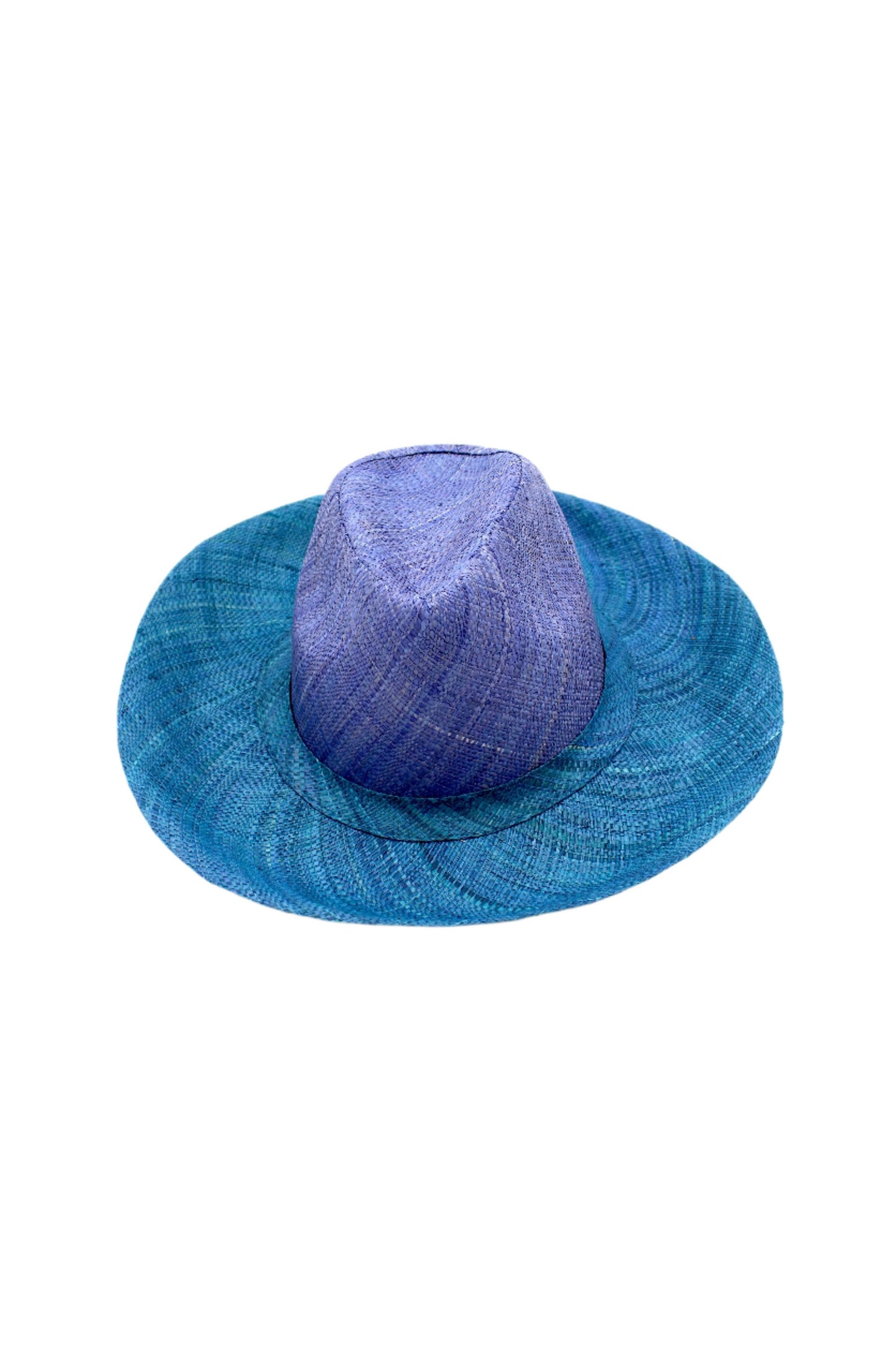 Riley 3" Brim Panama Unisex Two Tone Straw Hat