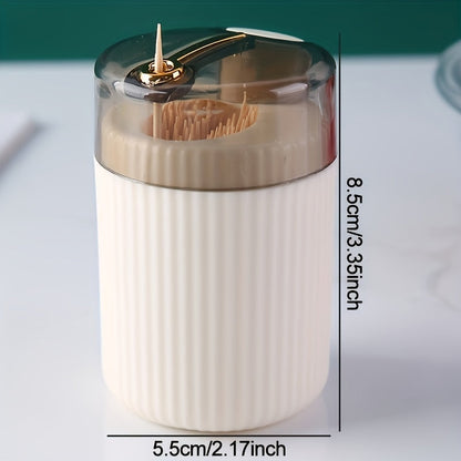 Elegant Automatic Toothpick  Floss Dispenser for Home