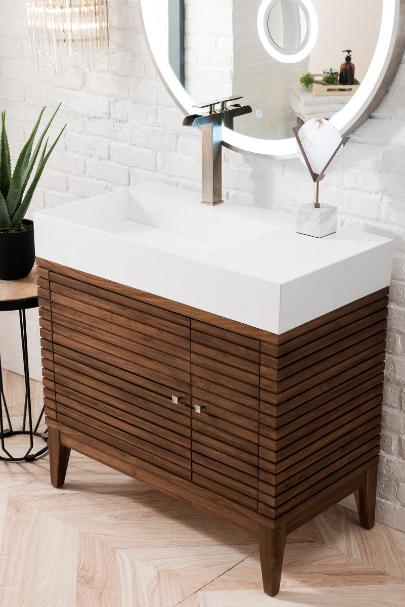 Linear 36" Single Vanity Cabinet