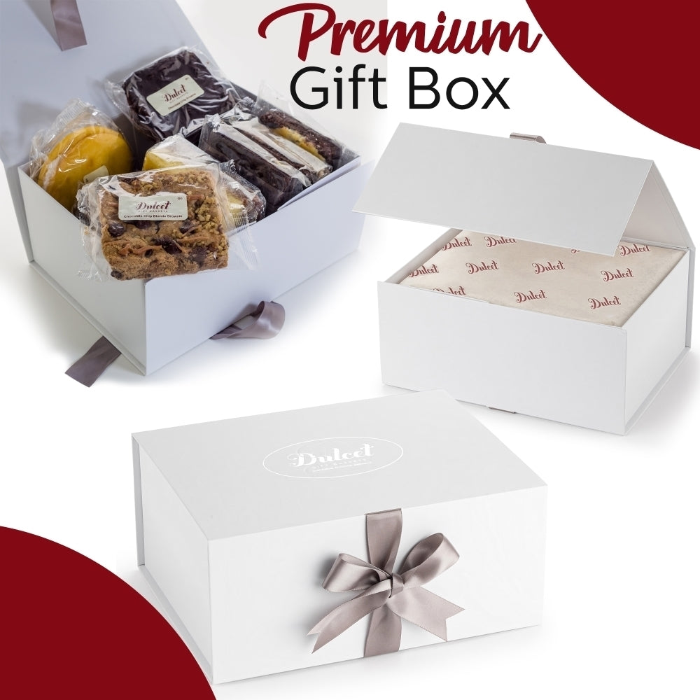 Deluxe White Hanukkah Gift Box