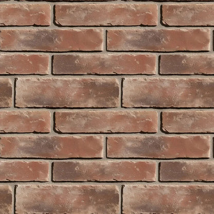 Warm Hearthstone Brick Wallpaper