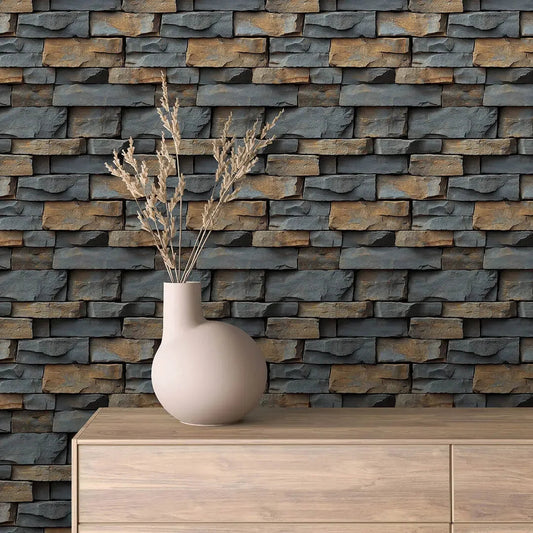 Earthy Slate Ledge Wall