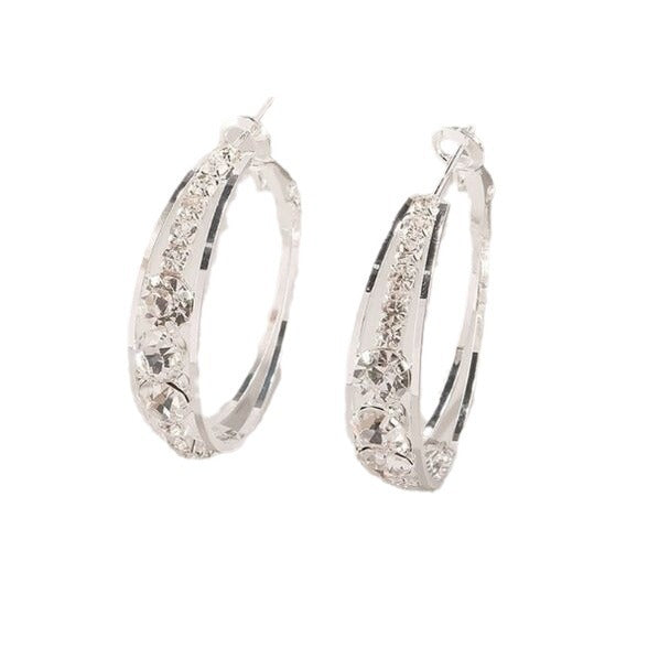European American Mosaic Earrings - Stylish Air Drill Women's Earrings