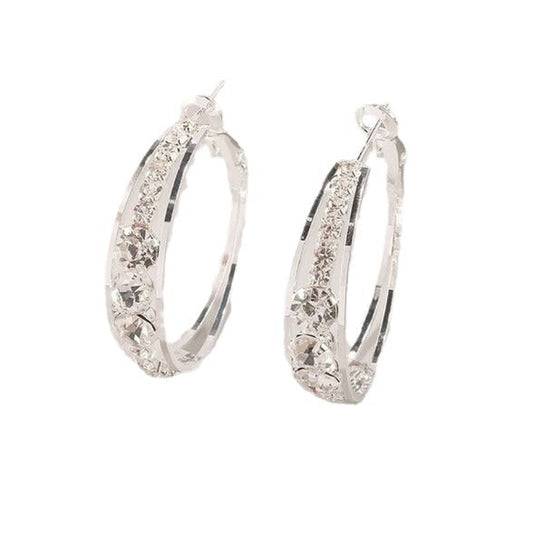 European American Mosaic Earrings - Stylish Air Drill Women's Earrings