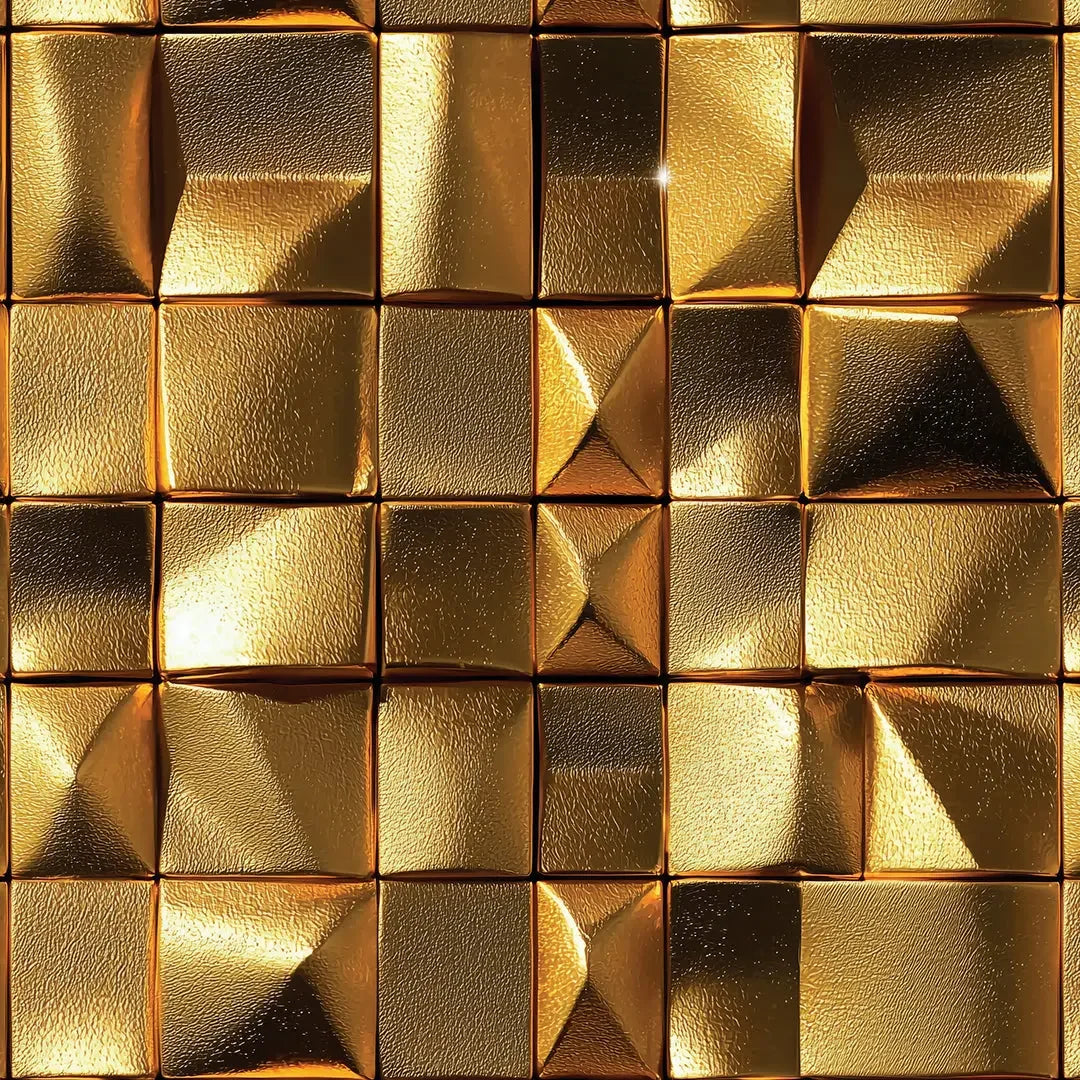 Gilded Geometric Prism