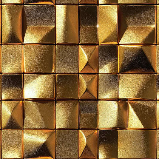 Gilded Geometric Prism