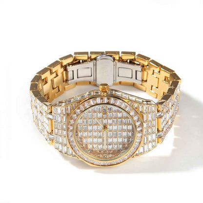 Men's Hip Hop Watch - Quartz Casual Round Sports Timepiece