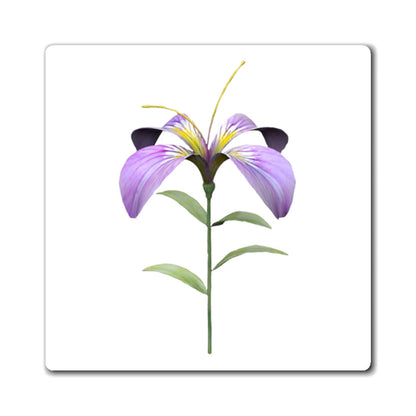 Purple Flower Magnets