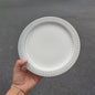 ScandinavianInspired Round Ceramic Dinner Plate  Stylish Design