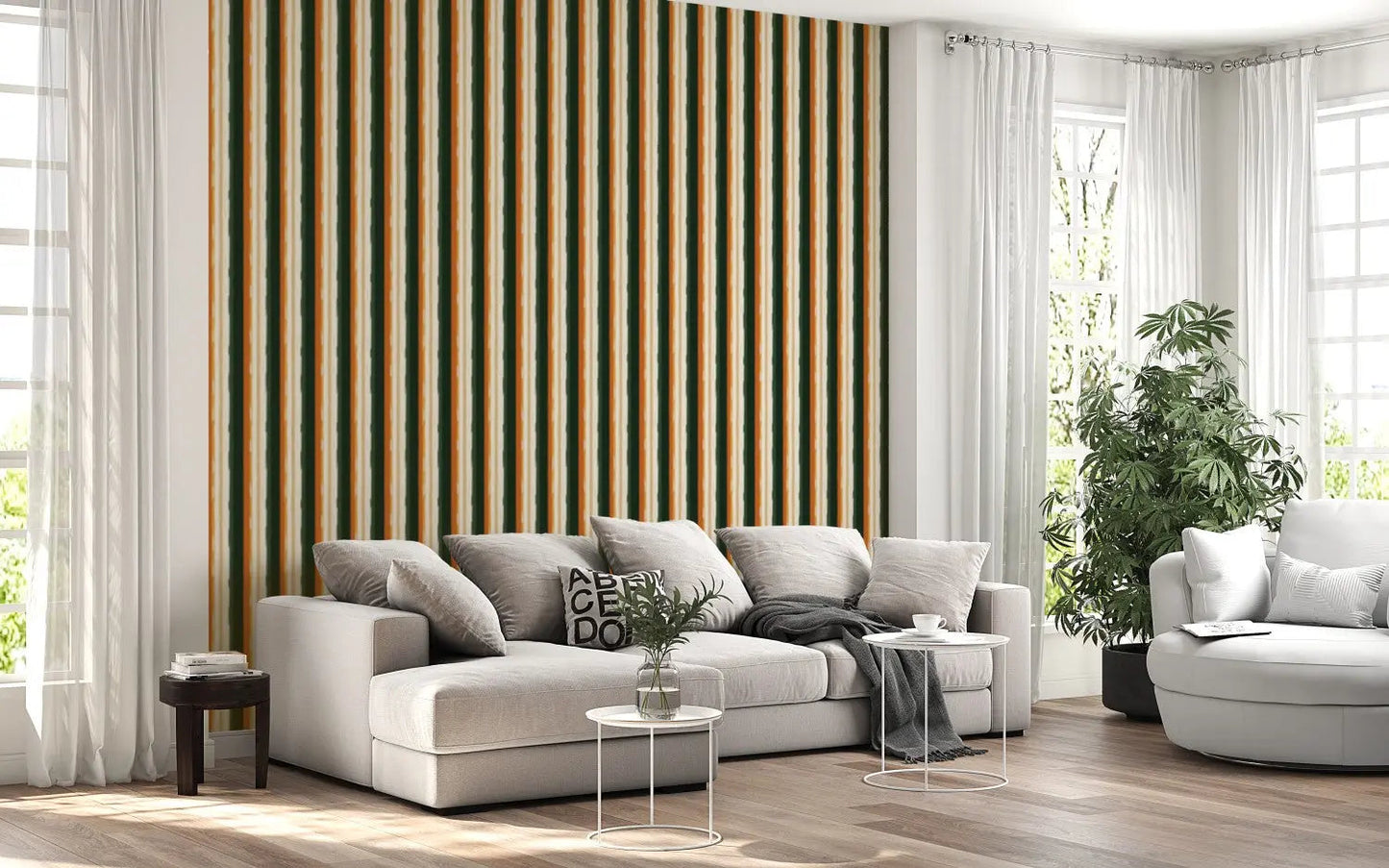 Artisan Grove Stripe Wallpaper