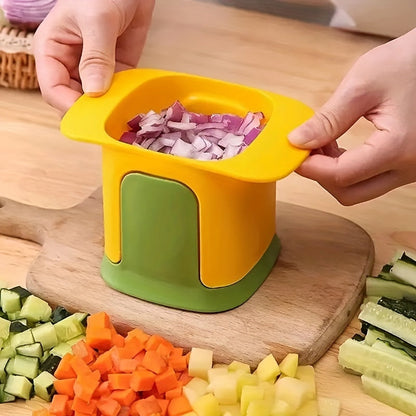 Versatile Manual Vegetable Chopper  Fry Cutter  Stainless Steel