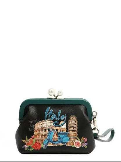 Nicole Lee USA Chelsea Pearl Kiss-Lock Coin Purse
