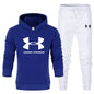 Men's Solid Color Thick Jacket Set for Spring and Autumn