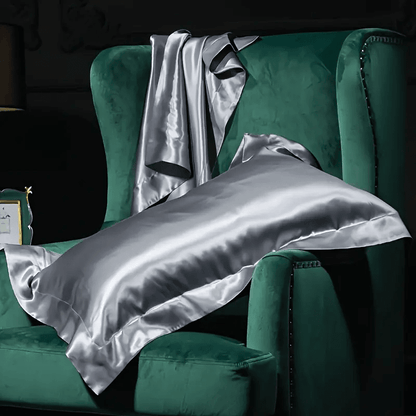 2 Pack Satin Silk Pillowcases for Hair & Skin – Soft, Smooth, Cooling Pillow Covers (Queen Size)