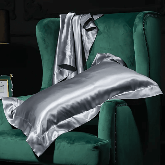 2 Pack Satin Silk Pillowcases for Hair & Skin – Soft, Smooth, Cooling Pillow Covers (Queen Size)