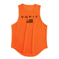 Men's Casual Cotton Vest for Gym and Exercise
