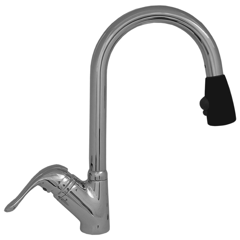 Rainforest Single Hole/Single Lever Handle Faucet with Matching Spray Head