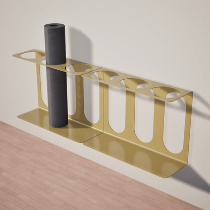 Yoke Yoga Mat Wall Bracket | Holds 3 Mats/Rollers