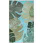 3 x 5 Ft Faded Tropical Leaves Rug