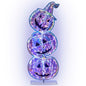 42" Iridescent LED Stacked Pumpkins Indoor / Outdoor