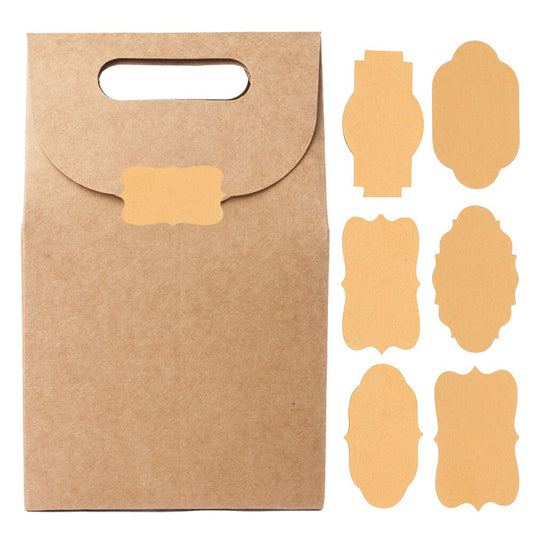300PCS/set Merry Christmas Blank Kraft Handmade