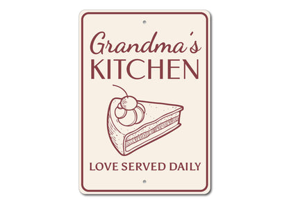 Grandma's Kitchen Sign