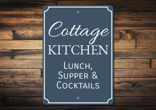 Cottage Kitchen Sign | Home Decor | Kitchen + Metal