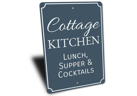 Cottage Kitchen Sign | Home Decor | Kitchen + Metal
