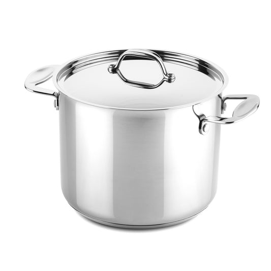DEEP POT W/LID CM 22 GLAMOUR STONE