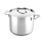 DEEP POT W/LID CM 22 GLAMOUR STONE