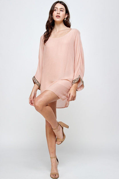 Batwing Sleeve Shift Dress – Effortless Flow and Elegance | Apparel | Kitchen + Metal