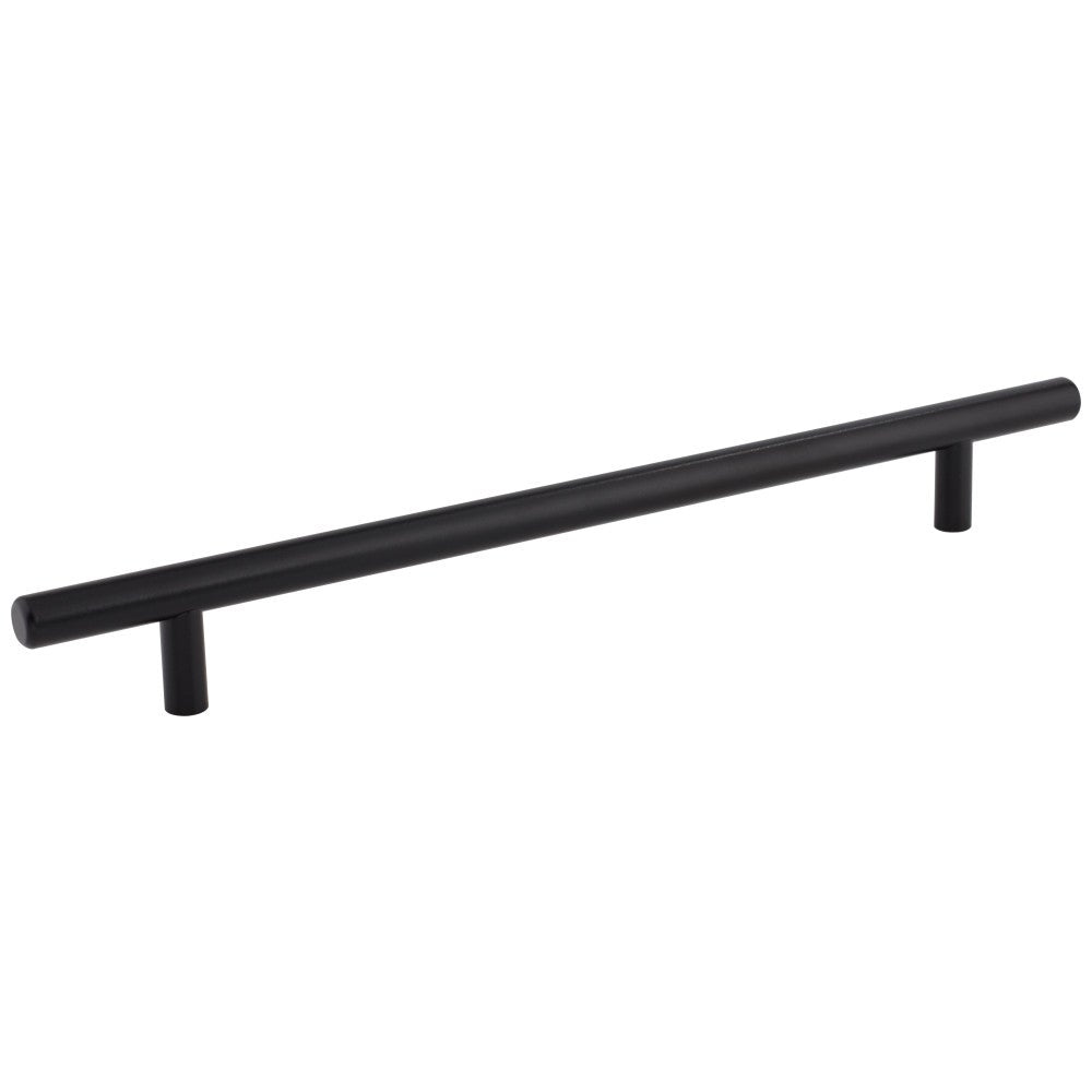 96 mm Center-to-Center Hollow Matte Black Stainless Steel Naples Cabinet Bar Pull