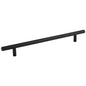 96 mm Center-to-Center Hollow Matte Black Stainless Steel Naples Cabinet Bar Pull