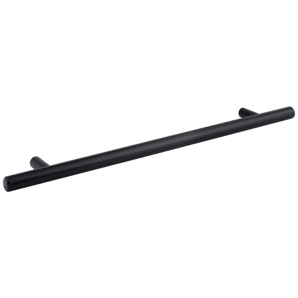 96 mm Center-to-Center Hollow Matte Black Stainless Steel Naples Cabinet Bar Pull