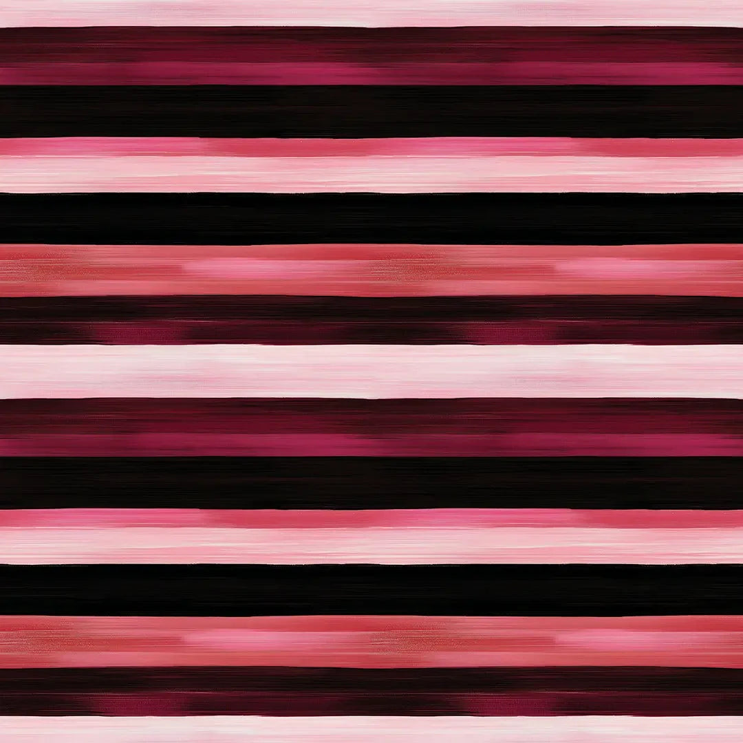 Midnight Blush Painted Stripes