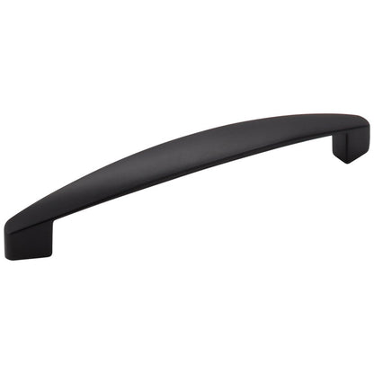 128 mm Center-to-Center Satin Nickel Asymmetrical Belfast Cabinet Pull