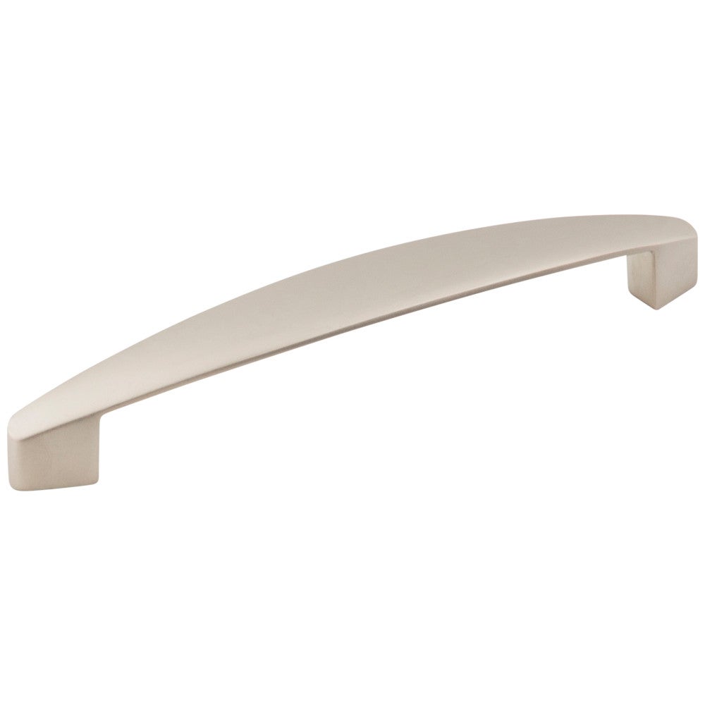 128 mm Center-to-Center Satin Nickel Asymmetrical Belfast Cabinet Pull