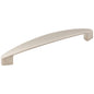 128 mm Center-to-Center Satin Nickel Asymmetrical Belfast Cabinet Pull