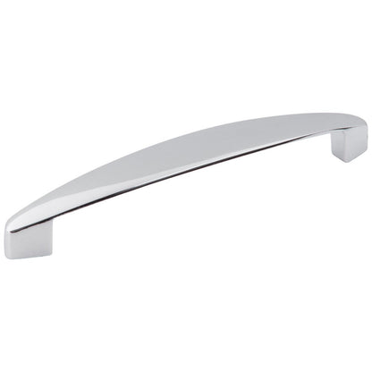 128 mm Center-to-Center Satin Nickel Asymmetrical Belfast Cabinet Pull