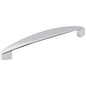 128 mm Center-to-Center Satin Nickel Asymmetrical Belfast Cabinet Pull